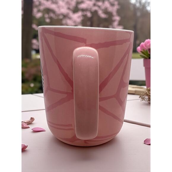 Starbucks 2021 Valentine Pink Hearts Ceramic Mug 15 oz-Limited Ed Cup-Coffee-Tea - Picture 6 of 7